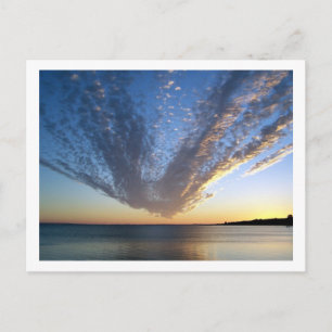 Cartão Postal Cartão-postal Cloudy Sunset