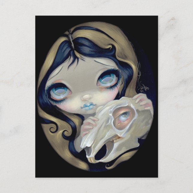 Cartão Postal Cartão-postal "Coelho Branco Ressuscitado" (Frente)