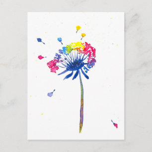 Cartão Postal Cartão-postal Colorido Arco-Íris