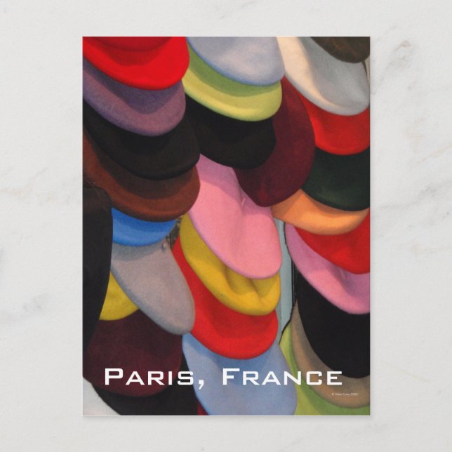 Cartão Postal Cartão-postal Colorido Berets (Frente)