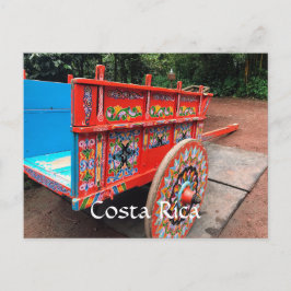 Cartão Postal Cartão-postal Colorido Costa Rica Oxcart