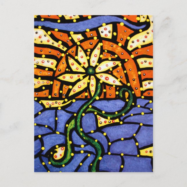 Cartão Postal Cartão-Postal Colorido De abstrato (Frente)