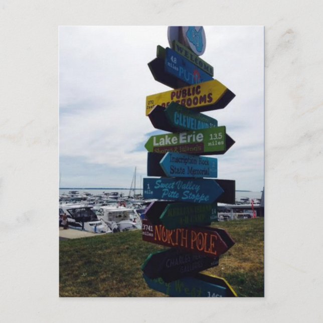 Cartão Postal Cartão-postal com a assinatura de Kelley, Ohio (Frente)