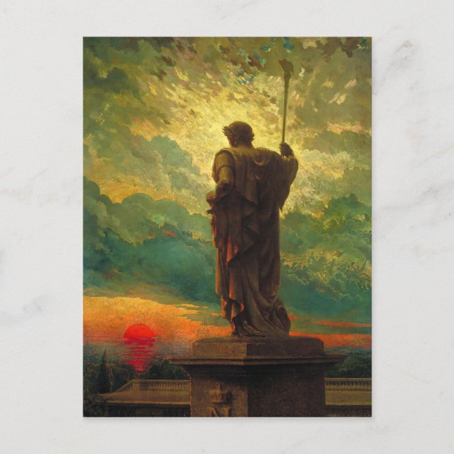 Cartão Postal Cartão-postal com a pintura de James Carroll Beckw (Frente)