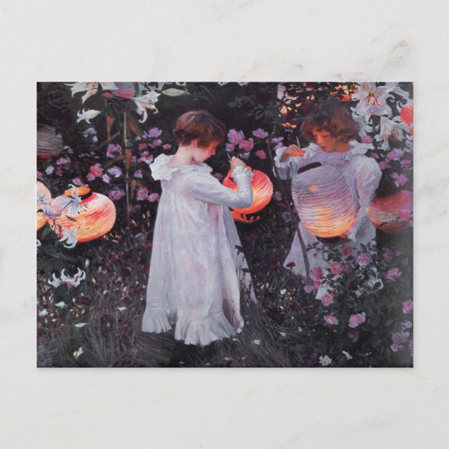 Cartão Postal Cartão-Postal Com A Pintura De John Singer Sarger (Frente)