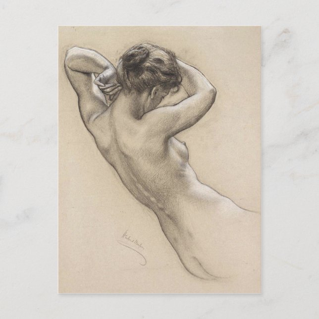 Cartão Postal Cartão-postal com a pintura Herbert James Draper (Frente)