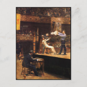 Cartão Postal Cartão-postal com a pintura Thomas Eakins