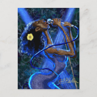 Cartão Postal Cartão-postal com Blues em Rhapsody