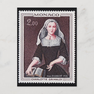Cartão Postal Cartão-postal com carimbo gravado na Vintage