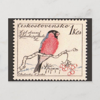 Cartão Postal Cartão-postal com carimbo gravado na Vintage