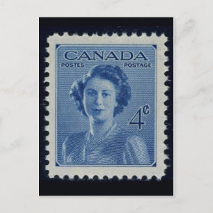 Cartão Postal Cartão-postal com carimbo gravado na Vintage