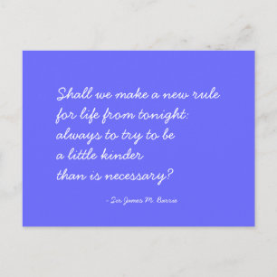 Cartão Postal Cartão-postal com cotação - gentileza, família