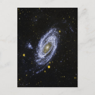Cartão Postal Cartão-postal com imagem do espaço externo