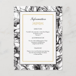 Cartão Postal Cartão-postal com informações sobre casamento Dour