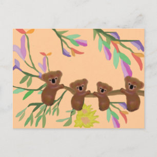 Cartão Postal Cartão-postal com Koala