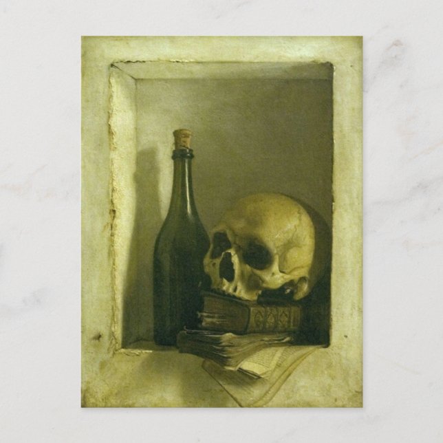 Cartão Postal Cartão-postal com pintura crônica (Frente)