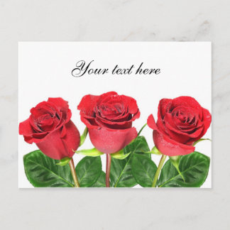 Cartão Postal Cartão-postal com rosas
