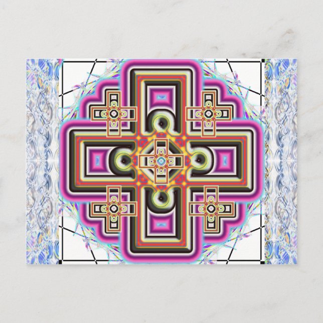 Cartão Postal Cartão-postal com símbolo de magia celta (Frente)