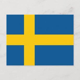 Cartão Postal Cartão-postal com Sinalizador de Suecia