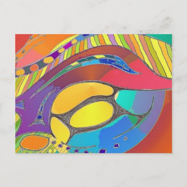 Cartão Postal Cartão-postal com Vidro Orgânico (Frente)