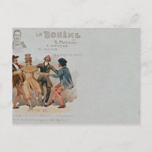 Cartão Postal Cartão-postal comemorativo da ópera "La
