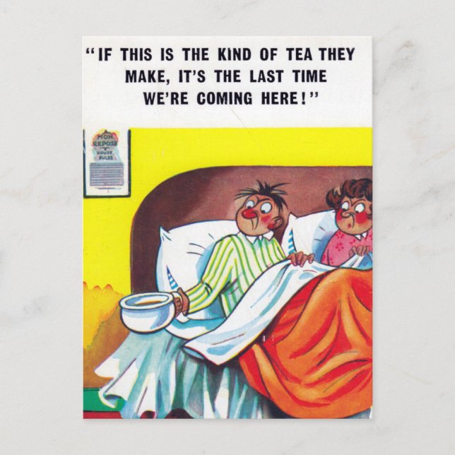 Cartão Postal Cartão-postal Comic Antigo (Frente)