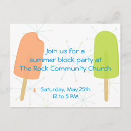 Cartão Postal Cartão-postal congelado para os Tratamentos de Ver