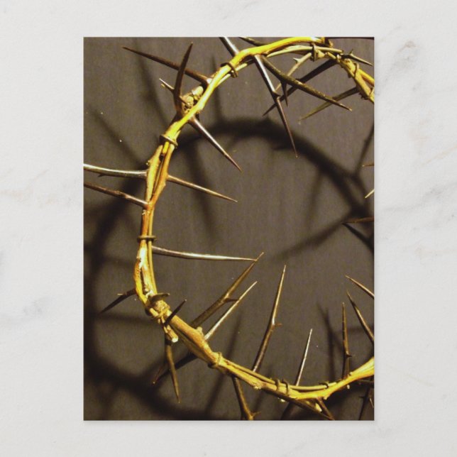 Cartão Postal Cartão-postal Coroa de Thorns (Frente)