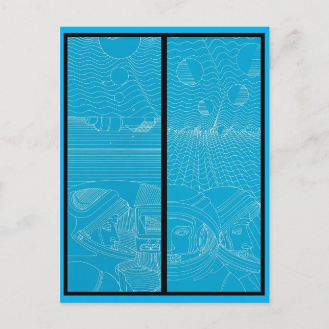 Cartão Postal Cartão-postal Cosmonaut One (Frente)