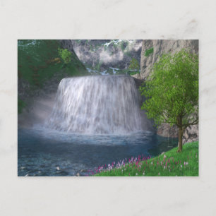 Cartão Postal Cartão-postal Cwm Waterfall