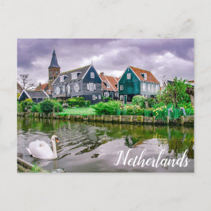Cartão Postal Cartão-postal da aldeia holandesa Marken