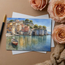 Cartão-postal da Aldeia Mediterrânica