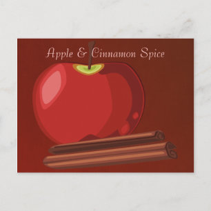 Cartão Postal Cartão-postal da Apple Cinnamon