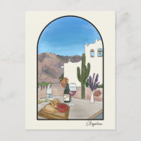 Cartão-postal da Argetina Watercolor