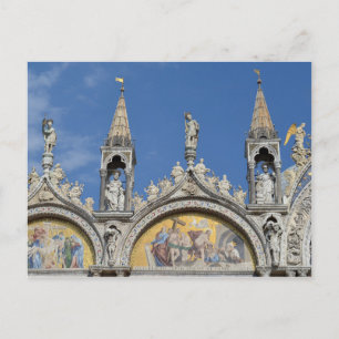 Cartão Postal Cartão-postal da Arquitetura Basílica de Veneza do