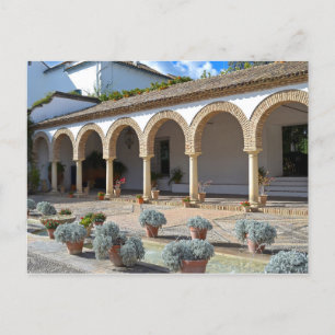 Cartão Postal Cartão-postal da arquitetura do jardim