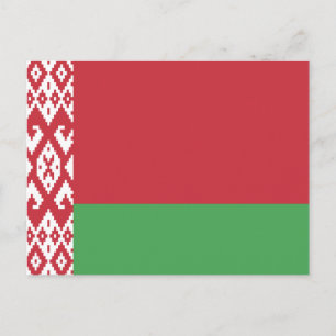 Cartão Postal Cartão-postal da Bandeira Patriótica da Bielorrúss