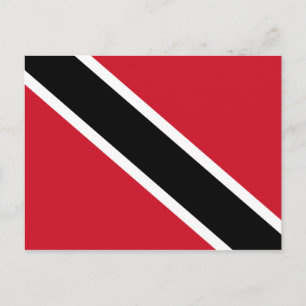 Cartão Postal Cartão-postal da Bandeira Trinidad e Tobago