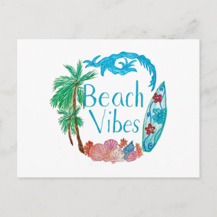 Cartão Postal Cartão-postal da Beach Vibes