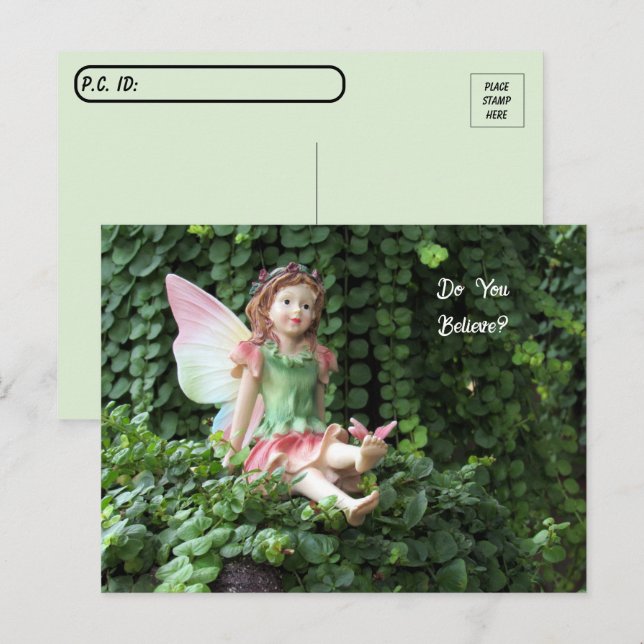 Cartão Postal Cartão-postal da Bela Fada (Frente/Verso)