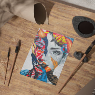 Cartão Postal Cartão-postal da Bela Nova Iorque - Portra da Mulh