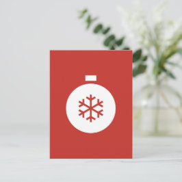 Cartão Postal Cartão-postal da Bola de Natal