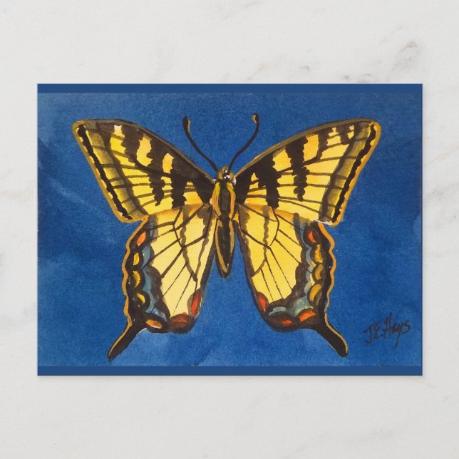 Cartão Postal Cartão-postal da Borboleta do Tigre Oriental (Frente)