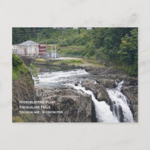 Cartão Postal Cartão-postal da Cachoeira de Snoqualmie