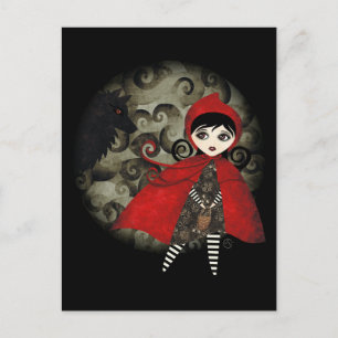 Cartão Postal Cartão-postal da Capucina Vermelha