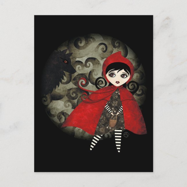 Cartão Postal Cartão-postal da Capucina Vermelha (Frente)