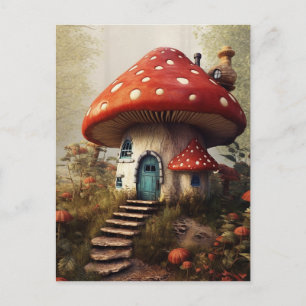 Cartão Postal Cartão-postal da Casa Mushroom