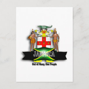 Cartão Postal Cartão-postal da Casaco de Armas da Jamaica