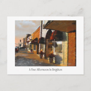 Cartão Postal Cartão-postal da cena de Brighton Michigan