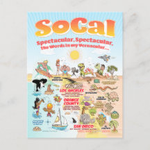 Cartão-postal da cena SoCal